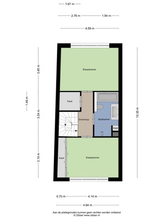 Floorplan - Morgenstond 43, 5283 GJ Boxtel